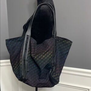 Stella McCartney Nylon Rainbow Multicolor Tote